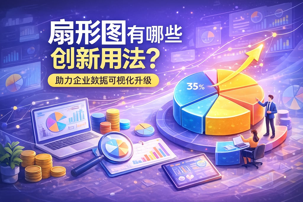 扇形图有哪些创新用法？助力企业数据可视化升级