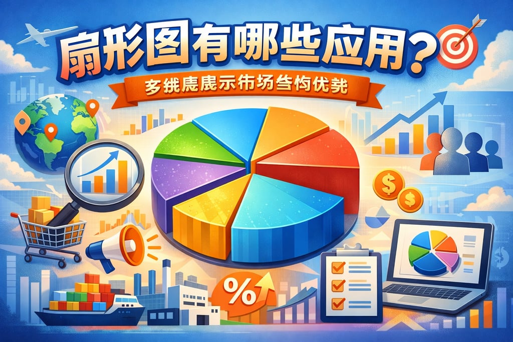 扇形图有哪些应用？多维度展示市场结构优势