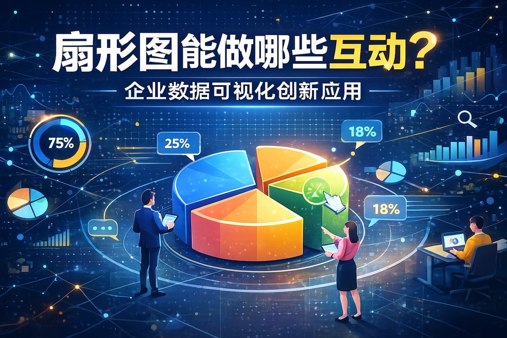 扇形图能做哪些互动？企业数据可视化创新应用