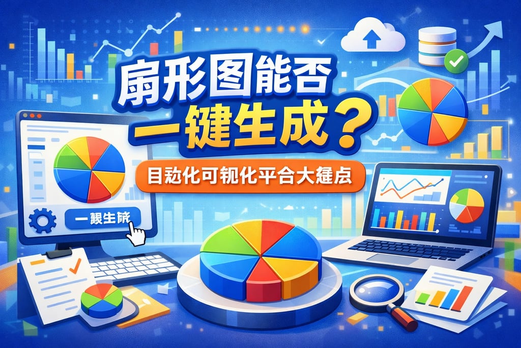 扇形图能否一键生成？自动化可视化平台大盘点