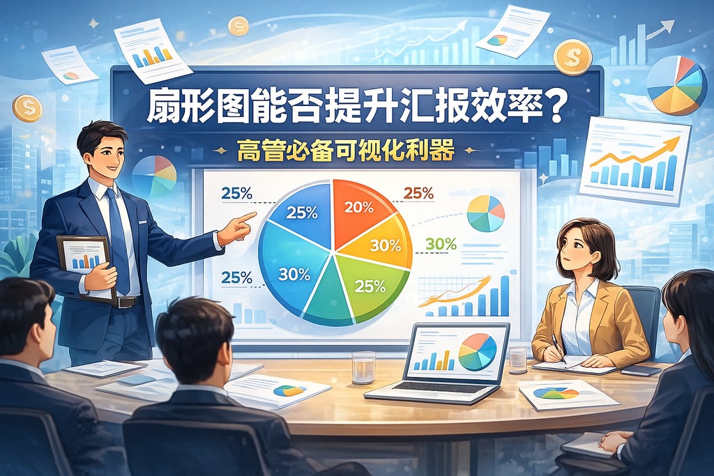 扇形图能否提升汇报效率？高管必备可视化利器