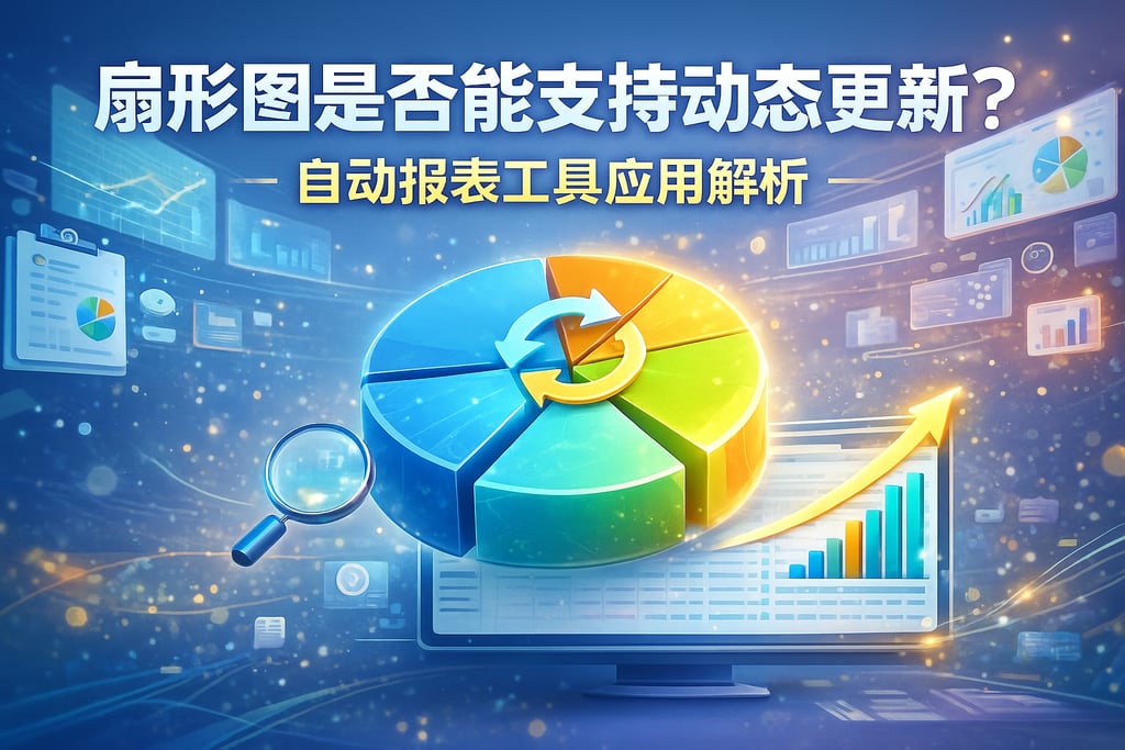 扇形图能否支持动态更新？自动报表工具应用解析