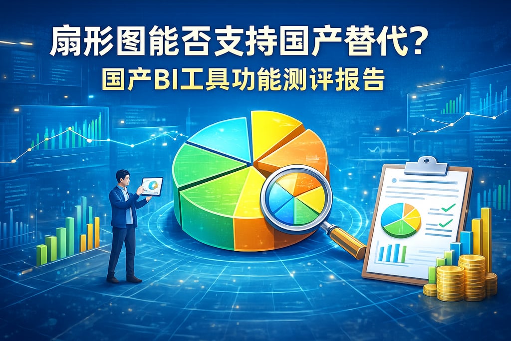 扇形图能否支持国产替代？国产BI工具功能测评报告