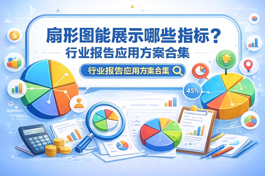 扇形图能展示哪些指标？行业报告应用方案合集