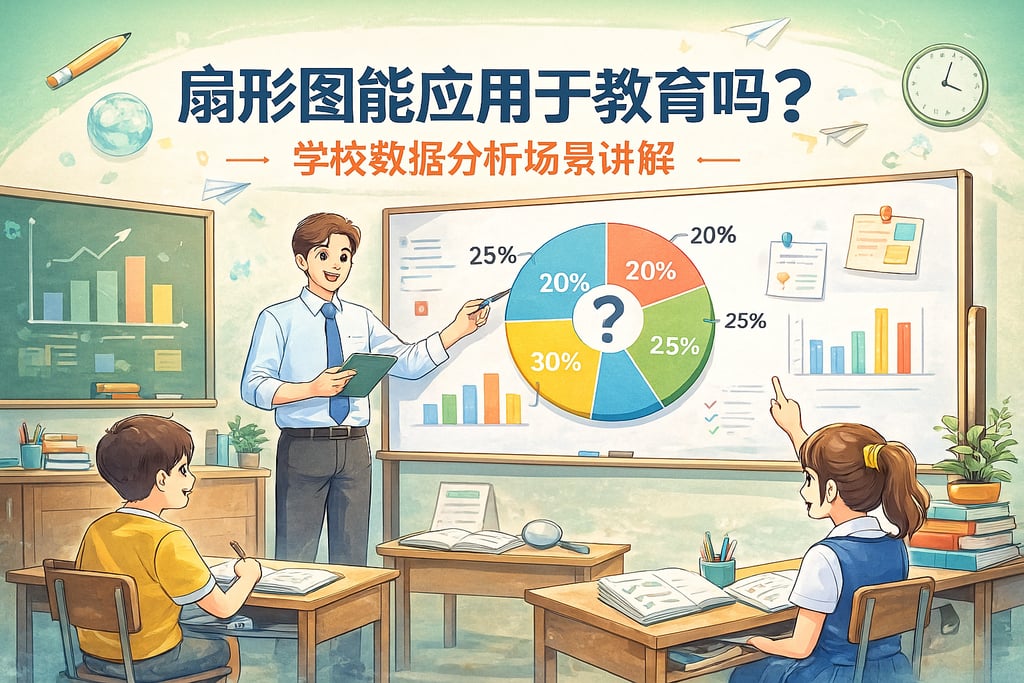 扇形图能应用于教育吗？学校数据分析场景讲解