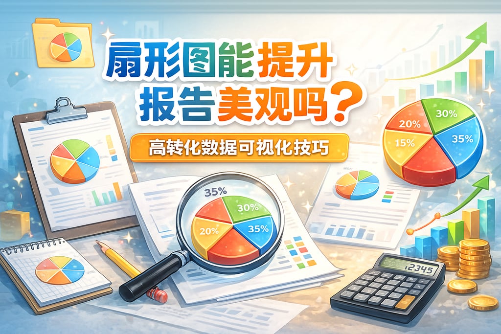 扇形图能提升报告美观吗？高转化数据可视化技巧