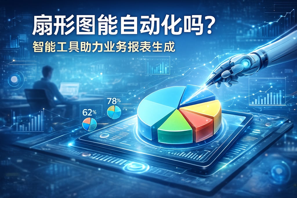 扇形图能自动化吗？智能工具助力业务报表生成