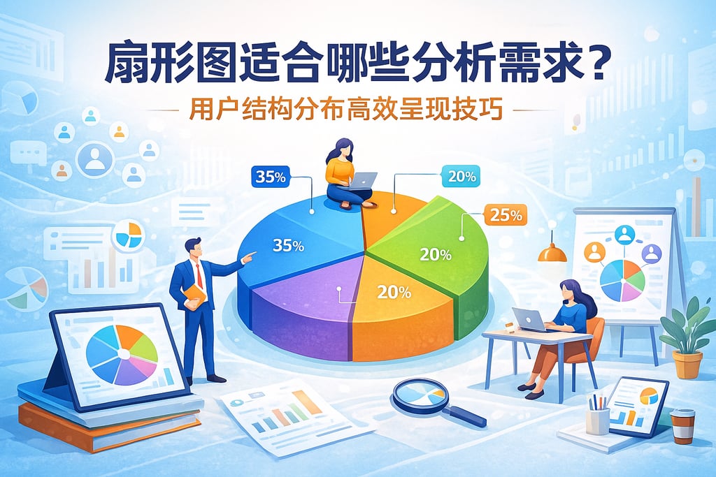 扇形图适合哪些分析需求？用户结构分布高效呈现技巧