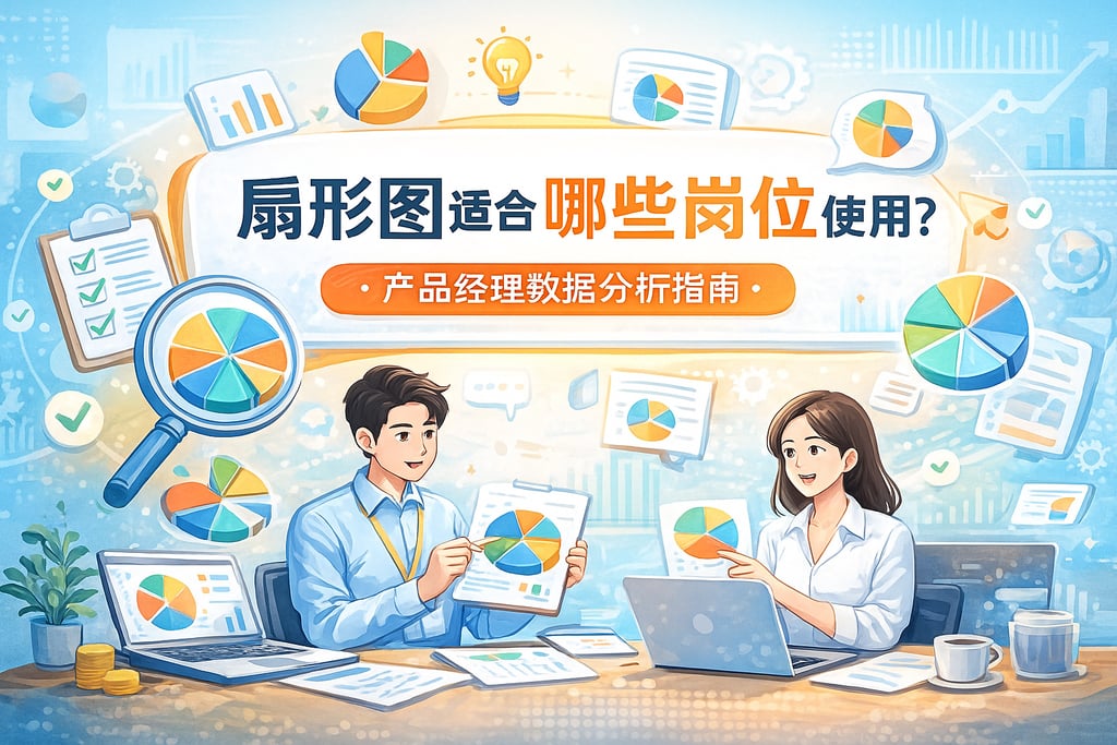 扇形图适合哪些岗位使用？产品经理数据分析指南