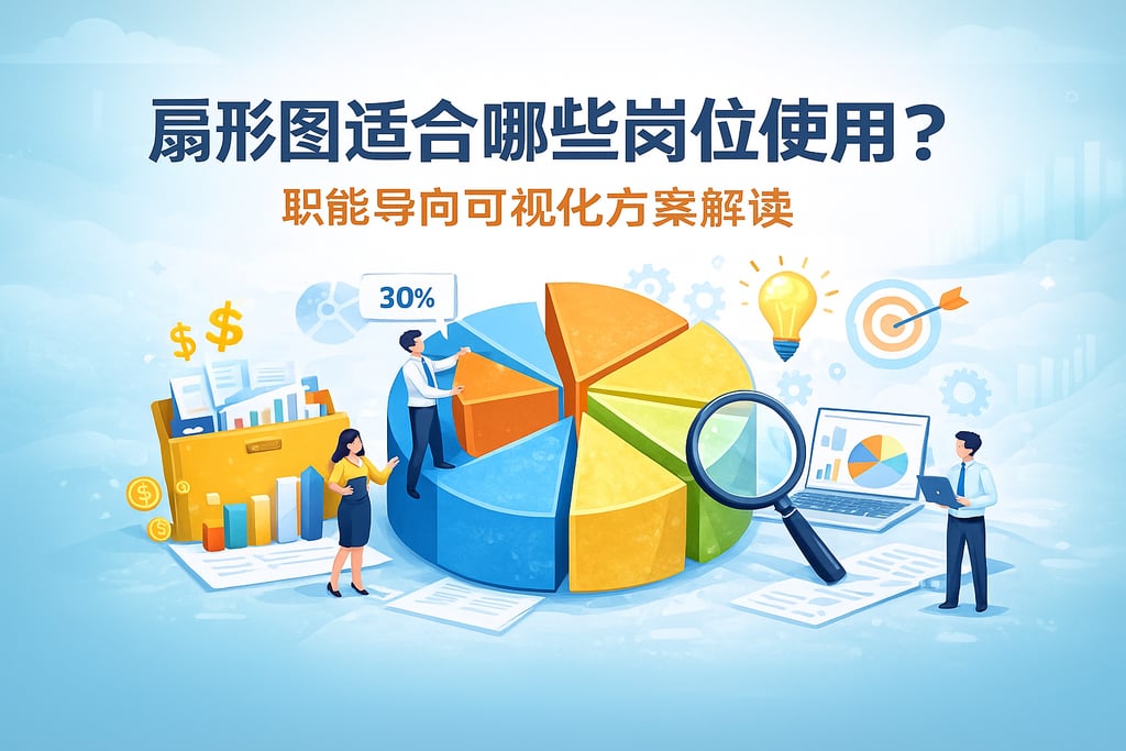 扇形图适合哪些岗位使用？职能导向可视化方案解读