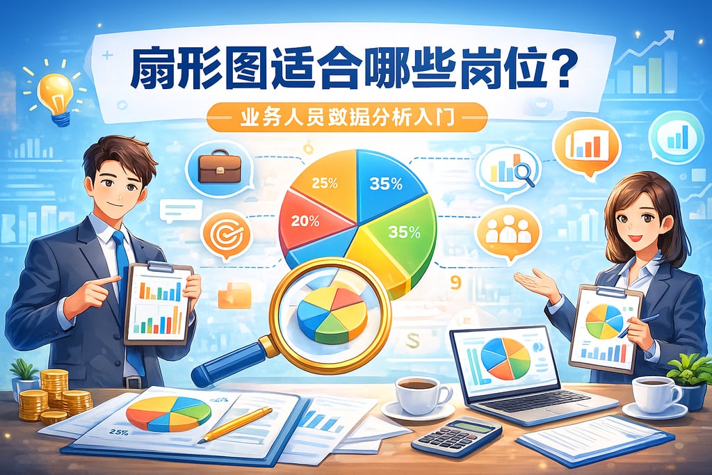 扇形图适合哪些岗位？业务人员数据分析入门