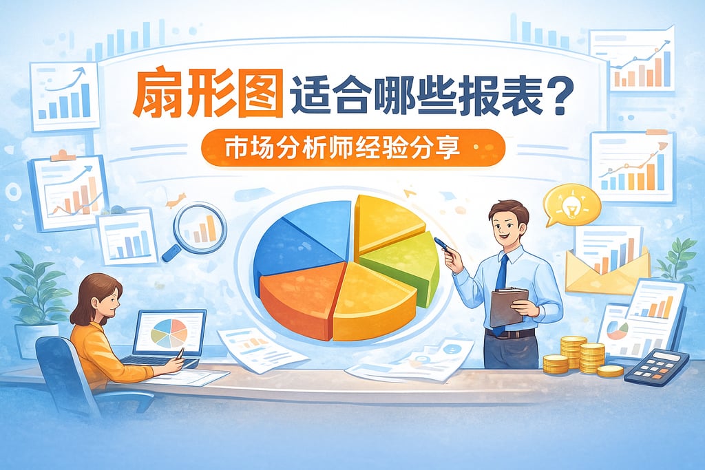 扇形图适合哪些报表？市场分析师经验分享