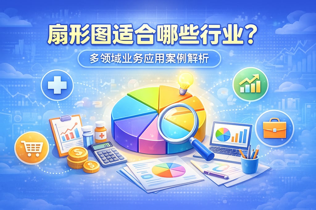 扇形图适合哪些行业？多领域业务应用案例解析