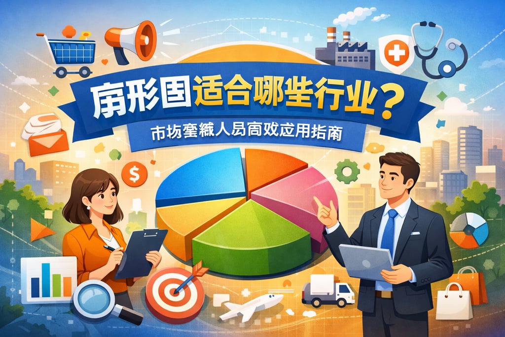 扇形图适合哪些行业？市场营销人员高效应用指南
