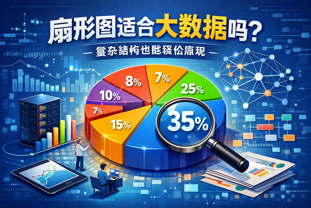 扇形图适合大数据吗？复杂结构也能轻松展现