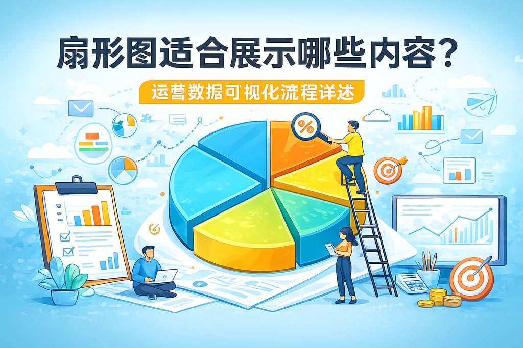 扇形图适合展示哪些内容？运营数据可视化流程详述