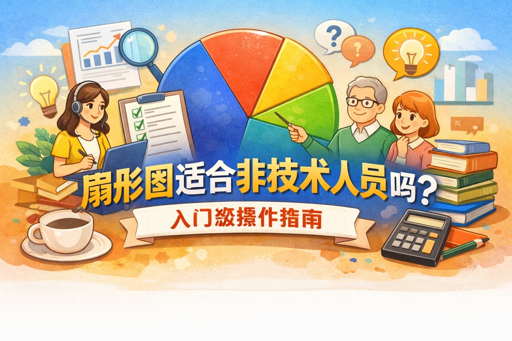 扇形图适合非技术人员吗？入门级操作指南