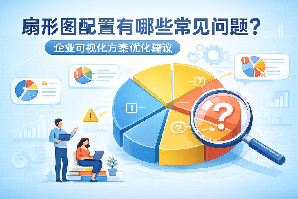 扇形图配置有哪些常见问题？企业可视化方案优化建议