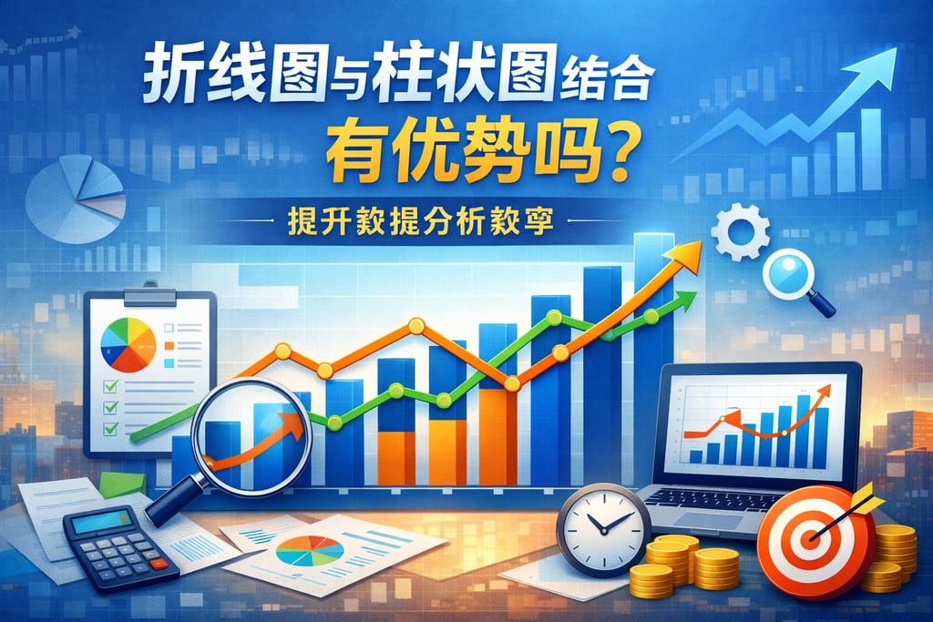 折线图与柱状图结合有优势吗？提升数据分析效率