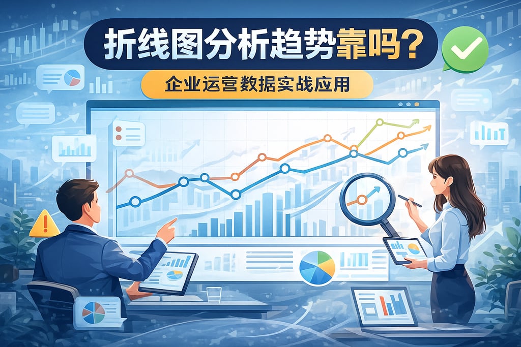 折线图分析趋势靠谱吗？企业运营数据实战应用