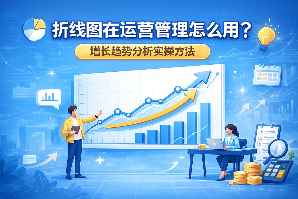 折线图在运营管理怎么用？增长趋势分析实操方法