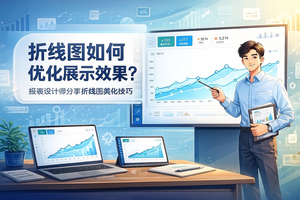 折线图如何优化展示效果？报表设计师分享折线图美化技巧