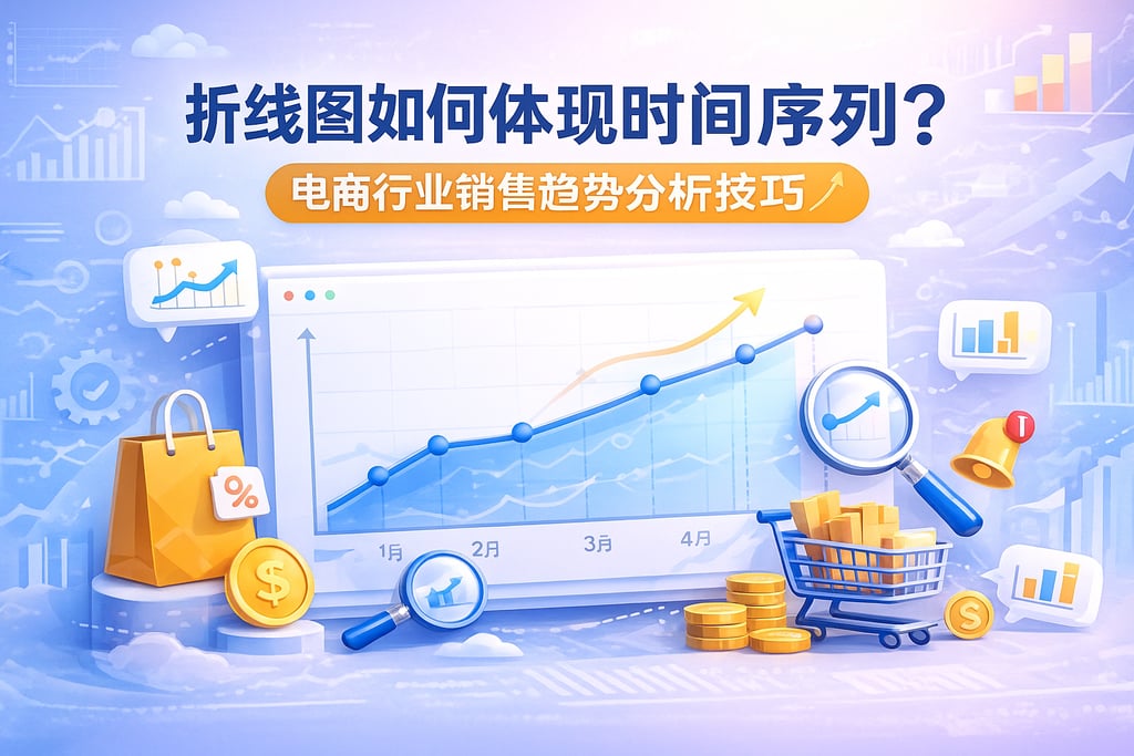 折线图如何体现时间序列？电商行业销售趋势分析技巧