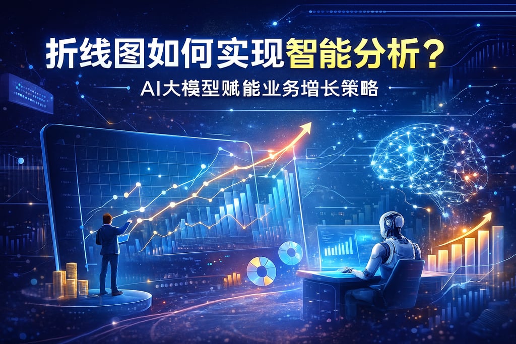折线图如何实现智能分析？AI大模型赋能业务增长策略