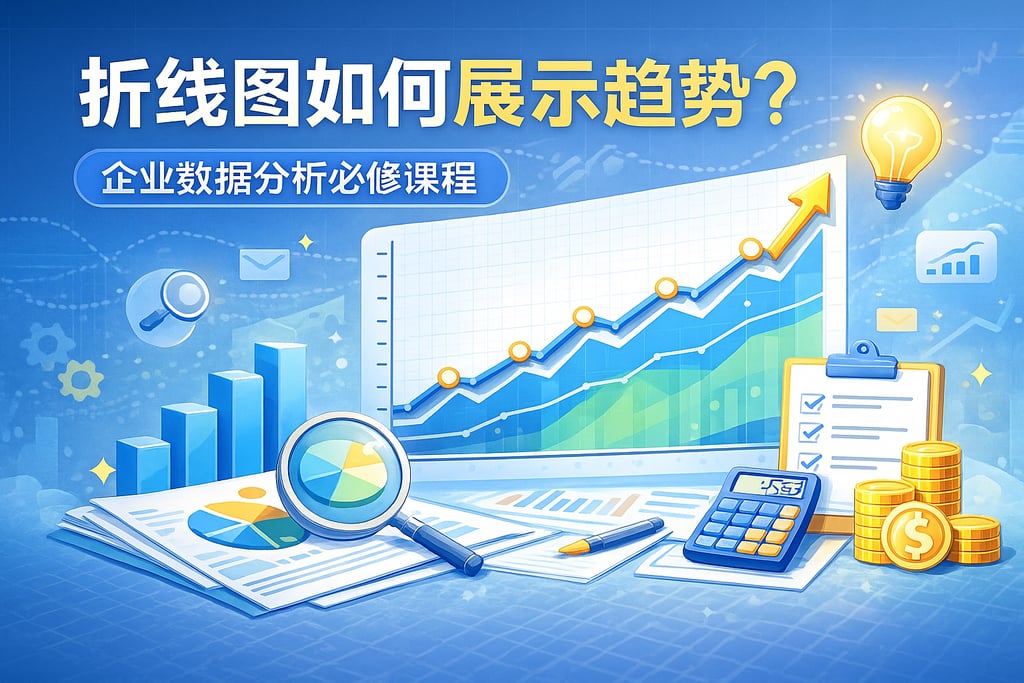折线图如何展示趋势？企业数据分析必修课程
