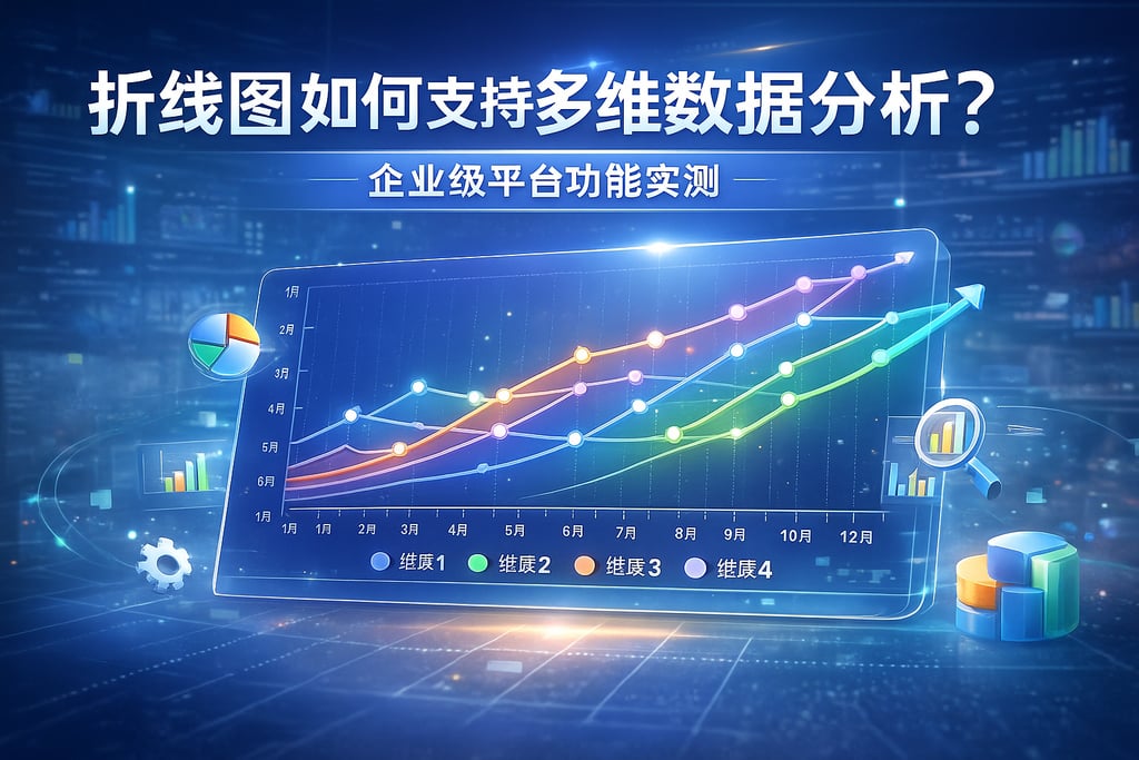 折线图如何支持多维数据分析？企业级平台功能实测