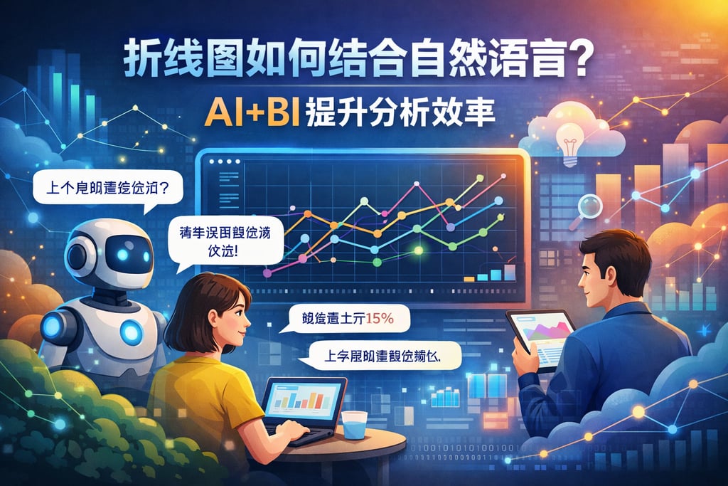 折线图如何结合自然语言？AI+BI提升分析效率