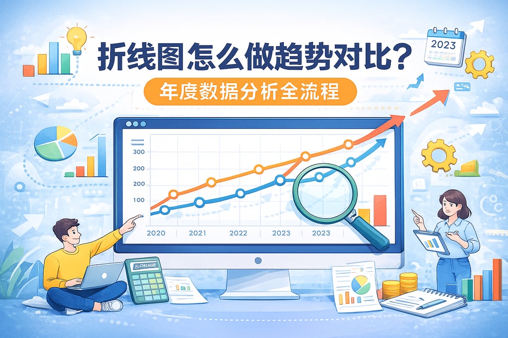 折线图怎么做趋势对比？年度数据分析全流程