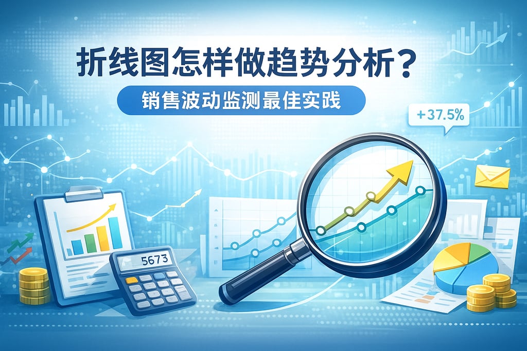 折线图怎样做趋势分析？销售波动监测最佳实践