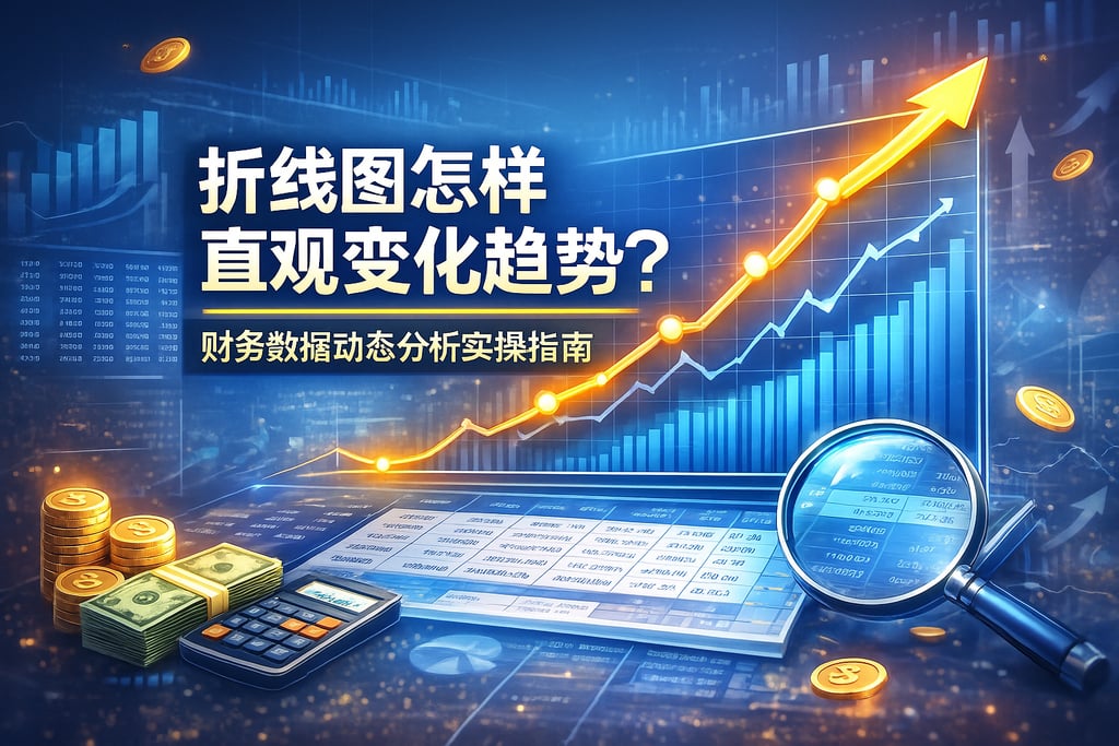 折线图怎样直观变化趋势？财务数据动态分析实操指南