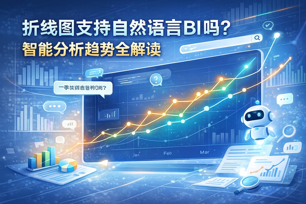 折线图支持自然语言BI吗？智能分析趋势全解读