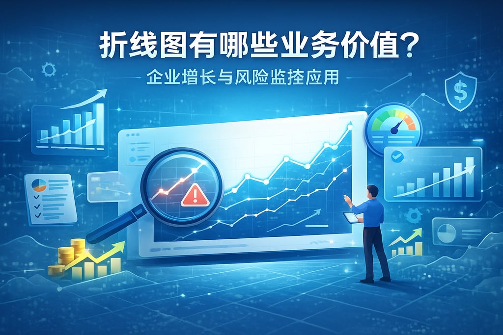 折线图有哪些业务价值？企业增长与风险监控应用