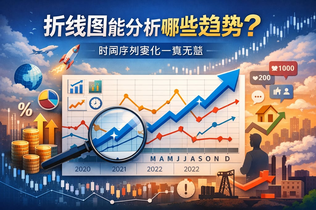 折线图能分析哪些趋势？时间序列变化一览无遗