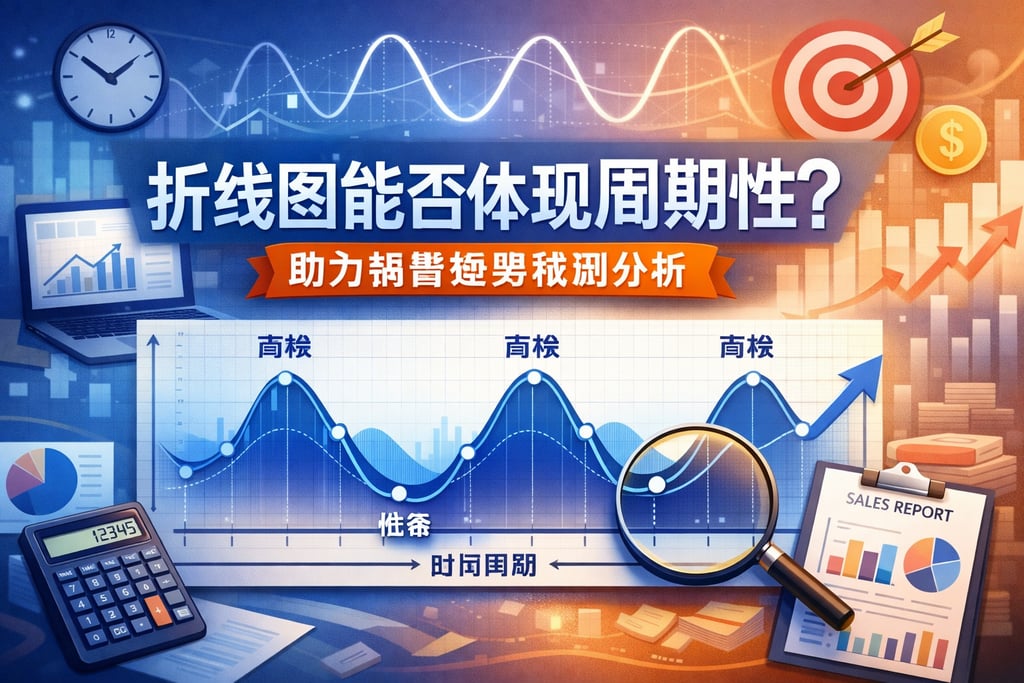 折线图能否体现周期性？助力销售趋势预测分析