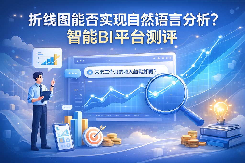 折线图能否实现自然语言分析？智能BI平台测评