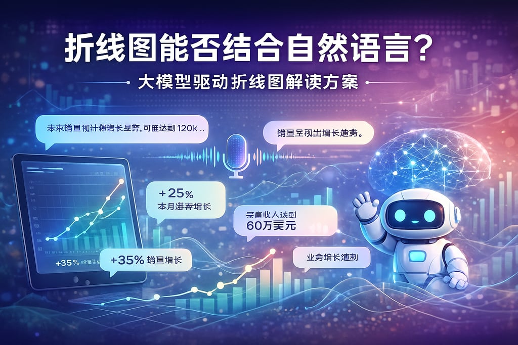 折线图能否结合自然语言？大模型驱动折线图解读方案
