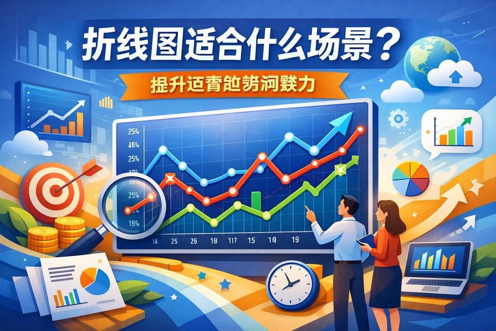 折线图适合什么场景？提升运营趋势洞察力