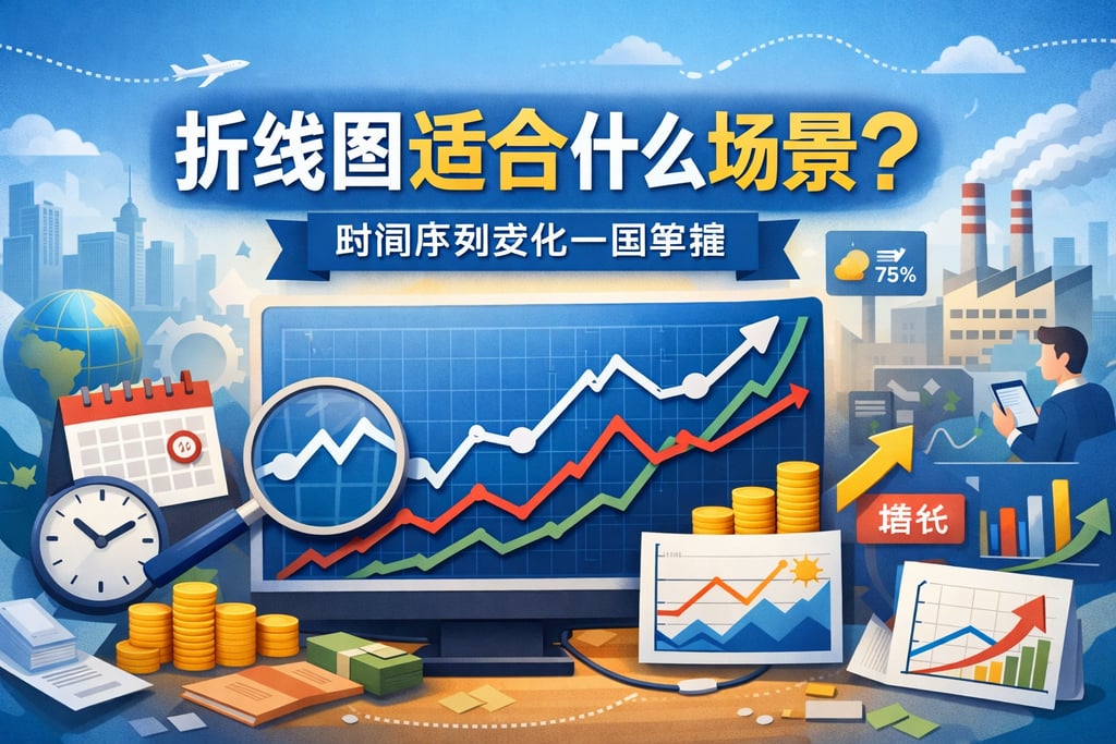 折线图适合什么场景？时间序列变化一图掌握
