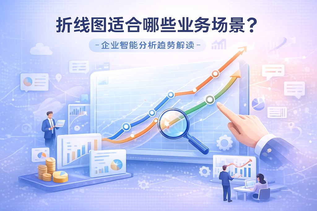 折线图适合哪些业务场景？企业智能分析趋势解读