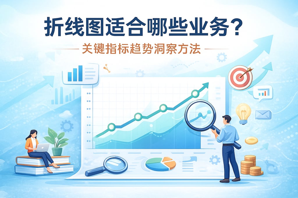 折线图适合哪些业务？关键指标趋势洞察方法