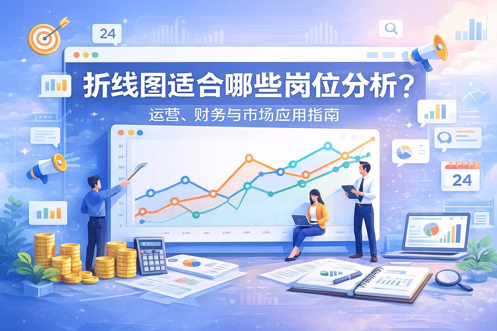 折线图适合哪些岗位分析？运营、财务与市场应用指南