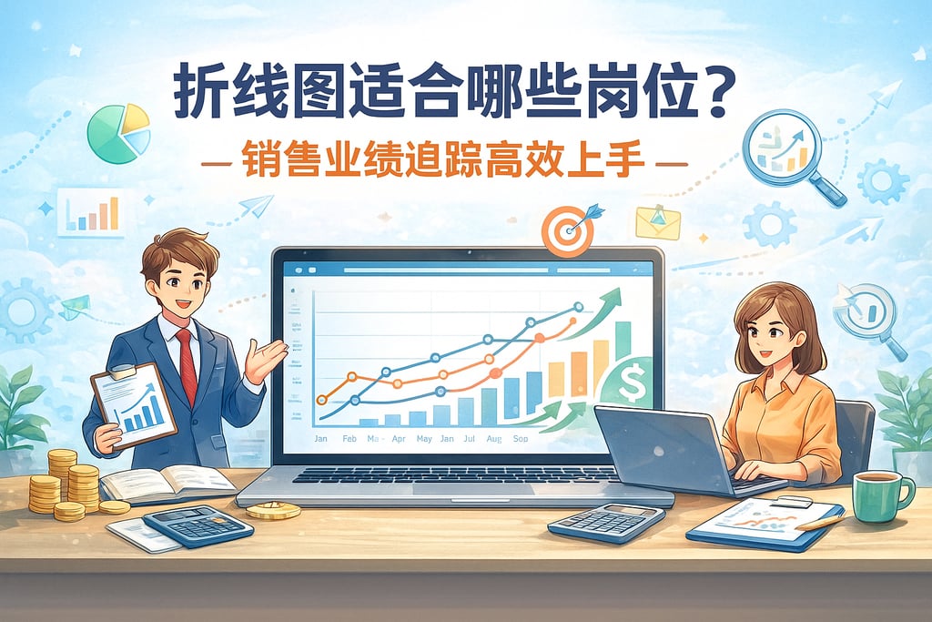 折线图适合哪些岗位？销售业绩追踪高效上手
