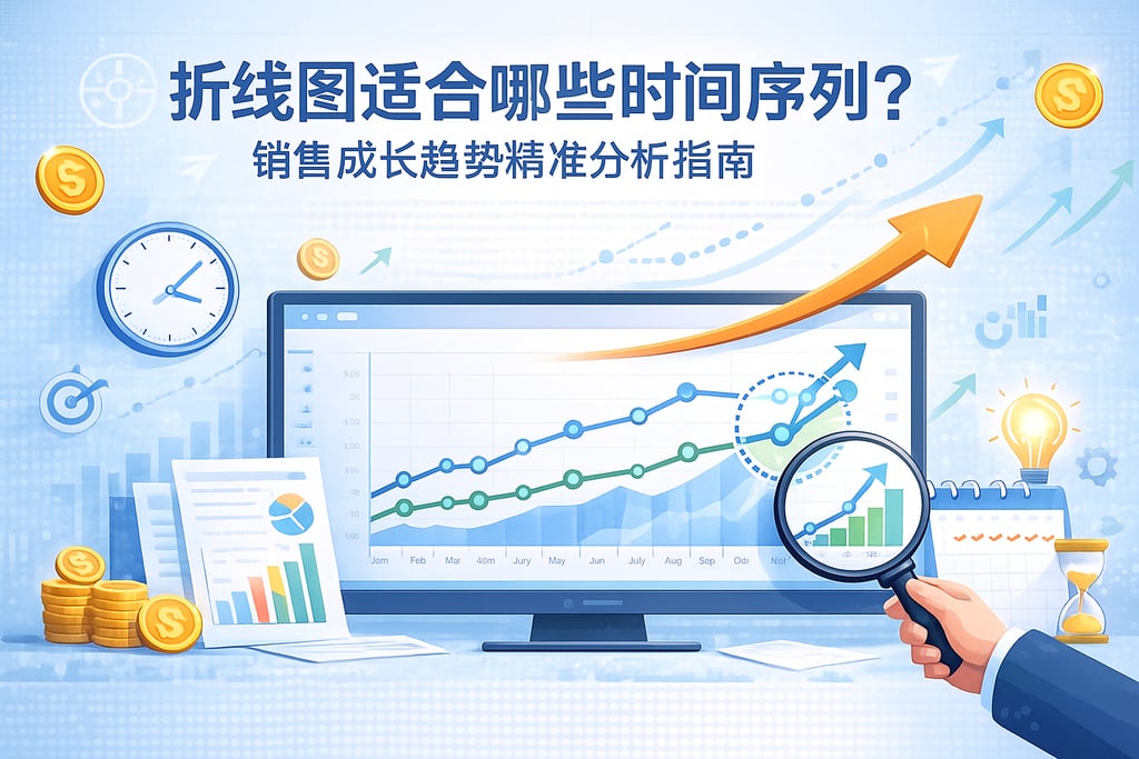 折线图适合哪些时间序列？销售成长趋势精准分析指南