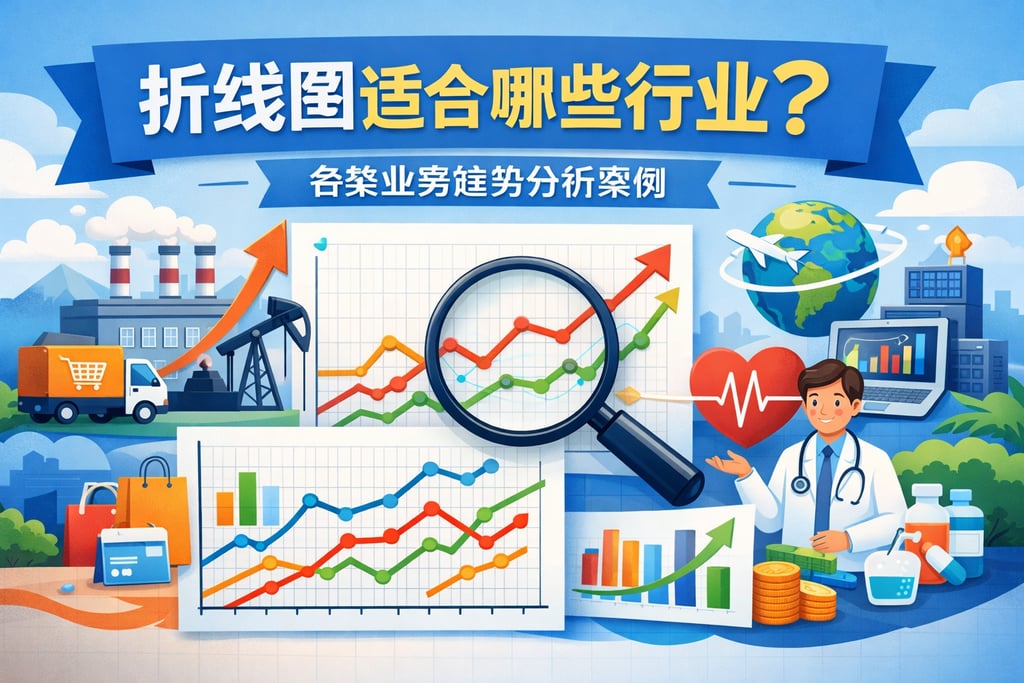 折线图适合哪些行业？各类业务趋势分析案例