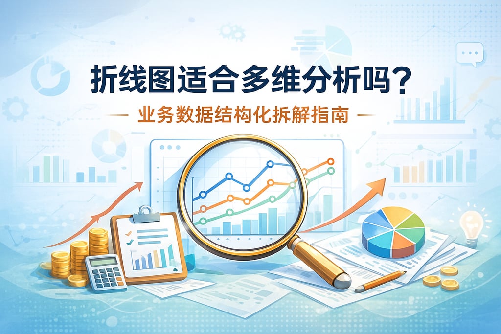 折线图适合多维分析吗？业务数据结构化拆解指南