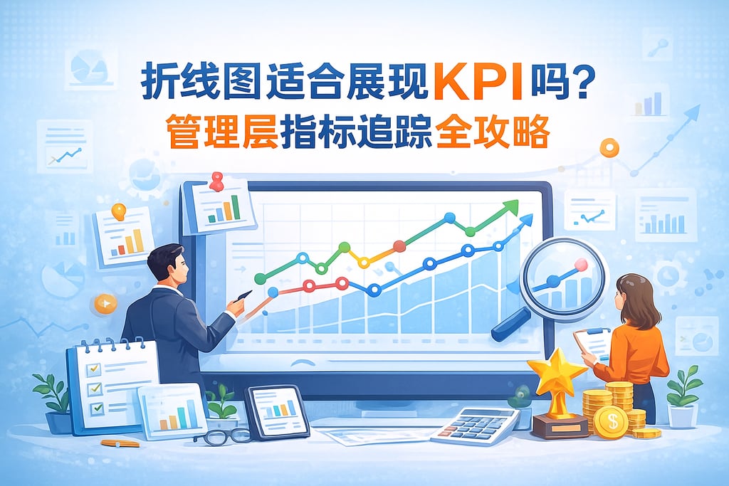 折线图适合展现KPI吗？管理层指标追踪全攻略